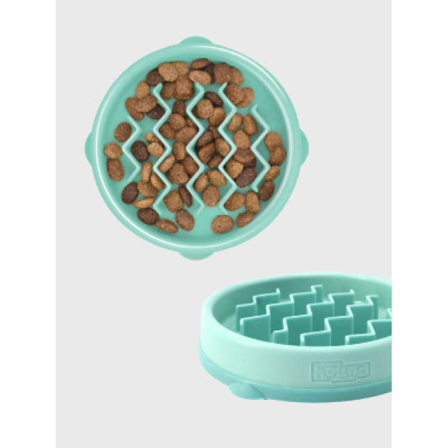 קערת מזון לכלבים קטנים לאכילה איטית ומבוקרת (מתאים גם לחתולים) 